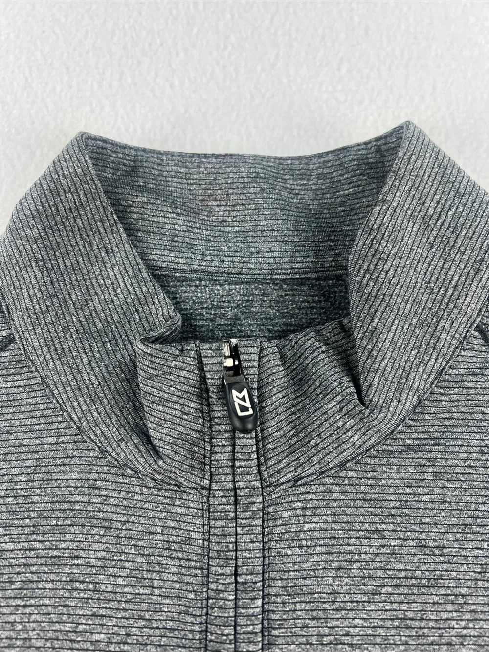 Cutter & Buck DryTec Honda Dealership Heather Gray Mens 1/4 Zip Pullover Size M